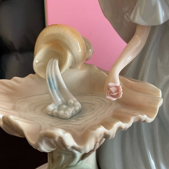 O’well Large vintage porcelain swan angel fountain figurine - Picture 5 of 10